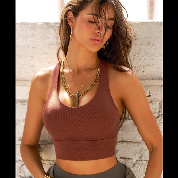 Joah brown varsity tank bra - Picture 2 of 4